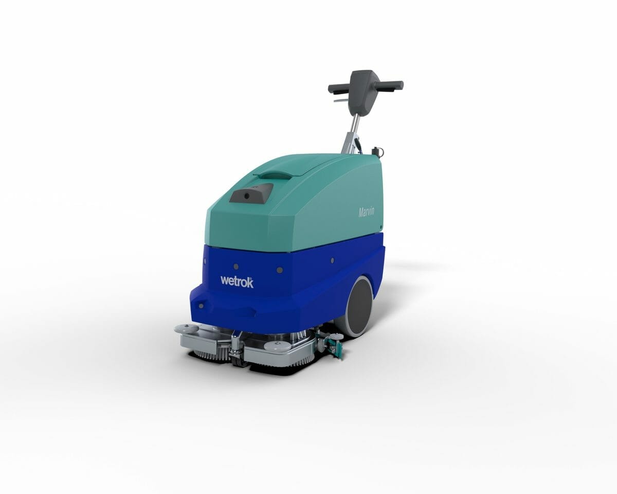 VÄRLDSPREMIÄR FÖR WETROK MARVIN STÄDROBOT! 1 Städrobot Wetrok Marvin