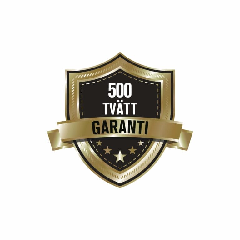 Tvättgaranti 500 tvättar