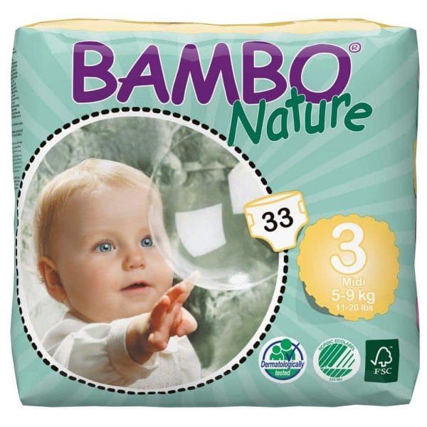 Blöjor Bambo Nature 3 Midi 5-9 kg
