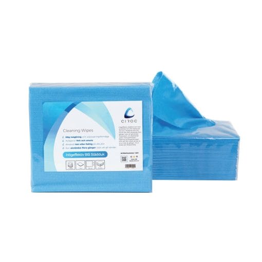 Cleaning wipes rengöringsservetter blå