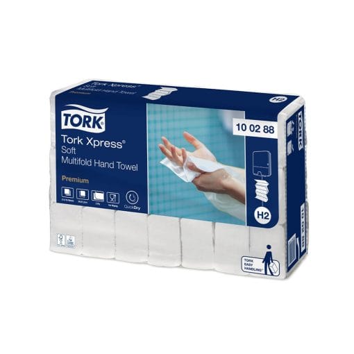H2 Tork Premium Pappershandduk Soft