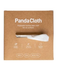 Panda Cloth Bamboo 50p 36x36cm Vit